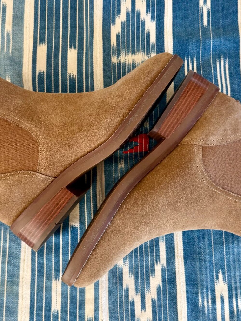 Cole Haan Rebecca Suede Chelsea Booties Golden Toffee 8.5 Medium - Picture 2 of 9